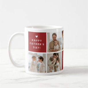 'Best Daddy Ever' Benutzerdefinierte Fotocollage m Kaffeetasse