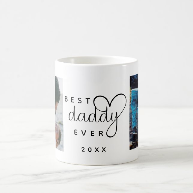Best Daddy Ever | Vatertag 2 Foto Kaffeetasse (Mittel)