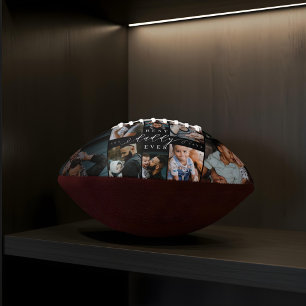 Best Daddy Ever   Vatertag 8 FotoCollage Football