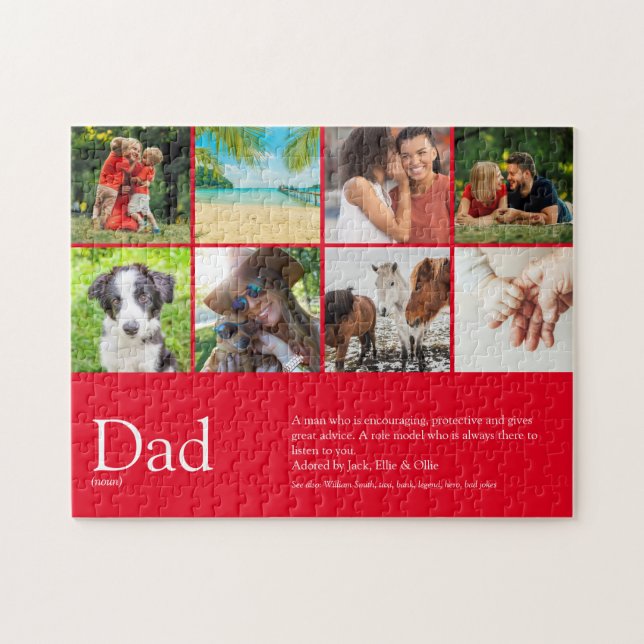 Best Daddy Vater Vater Definition 6 Foto Fun Red (Horizontal)