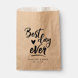 Best Day Ever Gunst Bag Geschenktütchen