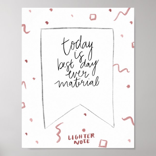 Best day ever poster (Vorne)