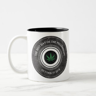 Best day of the Millennium Zweifarbige Tasse