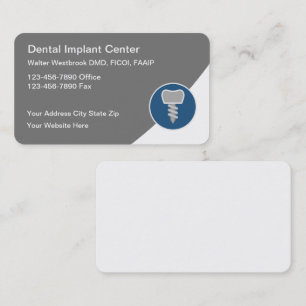 Best Dental Implant Service-Karten Visitenkarte