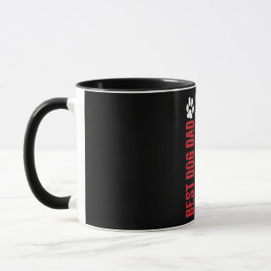 Best Dog Dad Ever American Flag Tasse