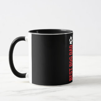 Best Dog Dad Ever American Flag Tasse