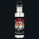 Best Dog Dad Ever Skateboarding Puppy Lover Edelstahlflasche<br><div class="desc">Best Dog Dad Ever Skateboarding Puppy Lover</div>