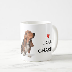 Best.Dog Mama.Ever. Foto für die Liebe Basset Kaffeetasse