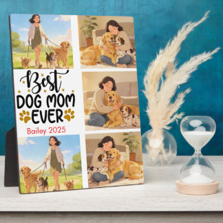 Best Dog Mom Ever Personalized Photo | Cute Dog Fotoplatte