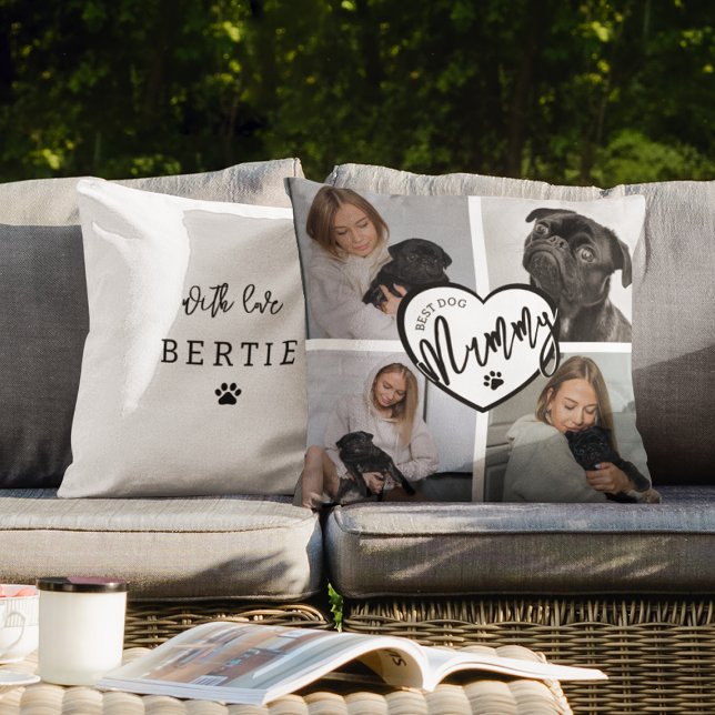 Best Dog Mummy | FotoCollage Kissen (Von Creator hochgeladen)