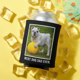 Best Dog Papa je Custom Foto, Papa Geschenk, Dosenkühler