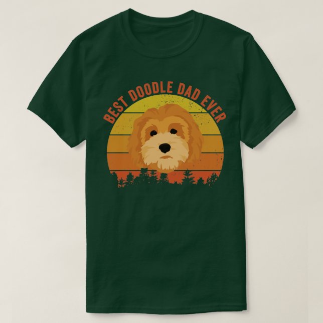 Best Doodle Vater Ever Shirt Goldendoodle-Geschenk (Design vorne)