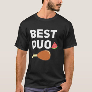 Best Duo Funny Fricken Hühnchen Watermelon T Shirt