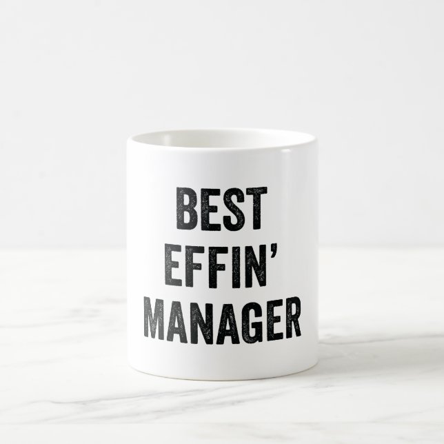 Best Effin Manager Kaffeetasse (Mittel)