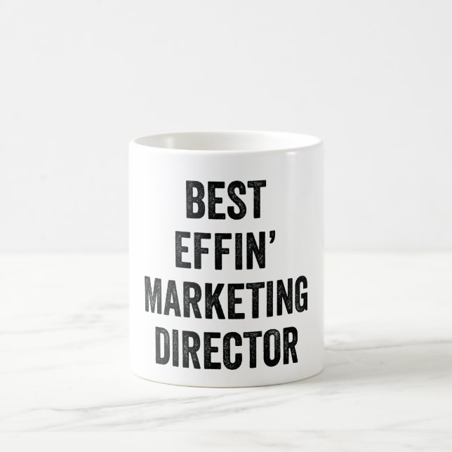 Best Effin Marketing Director Kaffeetasse (Mittel)