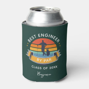 Best Engineer by Par Abschluss 2025 Green Custom Dosenkühler