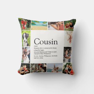 Best Ever Cousin Definition 12 Foto Spaß Kissen