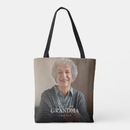 Best Ever Grandpa Since 20XX Simple Elegant Photo Tasche