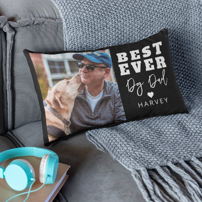 Best Ever Hund Vater | FOTO Lendenkissen (Von Creator hochgeladen)