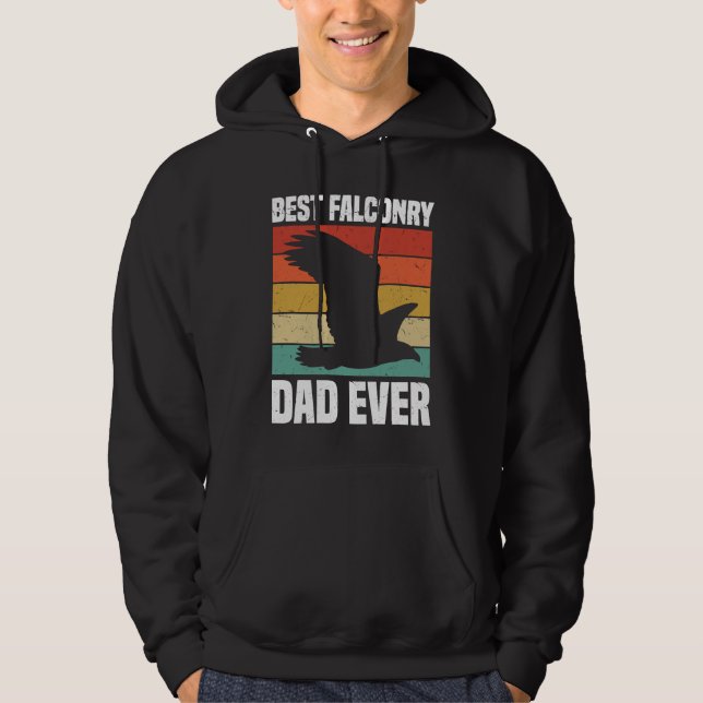 Best Falconry Dad Ever Hoodie (Vorderseite)