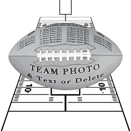 Best Football Coach Gifts, Team PHOTO and NAMES