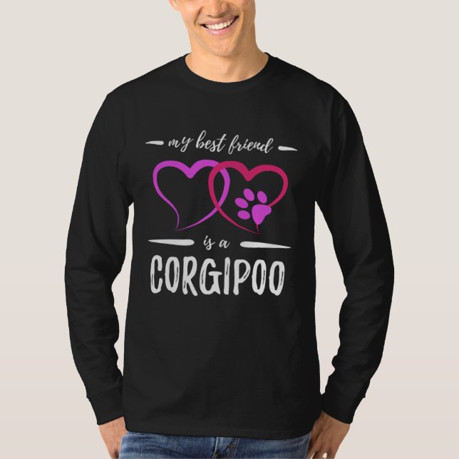 Best Friend Corgipoo Dog  Dog Mom  Idea T-Shirt (Vorderseite)