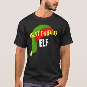 Best Friend Elf Matching Family Grp Weihnachtsfeie T-Shirt