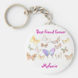 Best Friend Forever Butterfly Keychain Schlüsselanhänger
