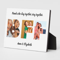 Best Friend Foto Collage Personalisierte Quote BES