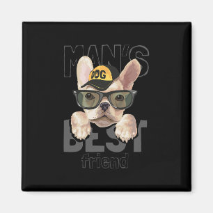 Best Friend French Bulldog Magnet