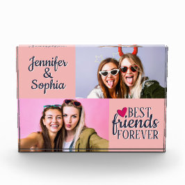 Best Friend für immer zwei Bilder Vorlage modern Fotoblock