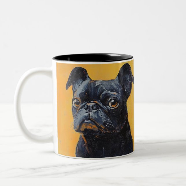 Best Friend Geschenk Custom Foto Fügen Sie Ihr eig Zweifarbige Tasse (Links)