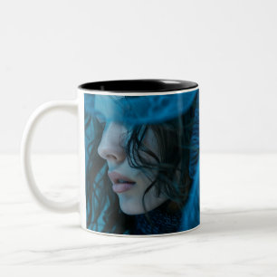 Best Friend Geschenk Custom Foto Fügen Sie Ihr eig Zweifarbige Tasse