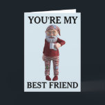 BEST FRIEND GNOME ELF BIRTHDAY CARD FEIERTAGSKARTE<br><div class="desc">GNOME BEST FRIEND BIRTHDAY CARD</div>
