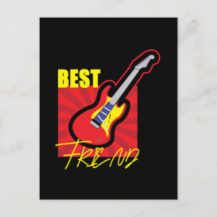 Best Friend Guitar Postkarte