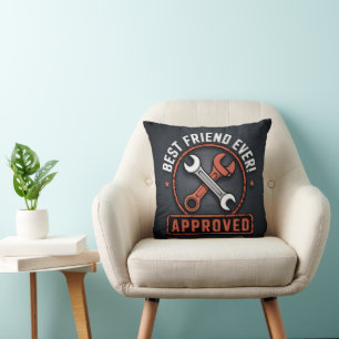 Best Friend Jeden Text Design Kissen