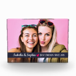 Best Friend Moderne BESTE FREUNDIN von Fotovorlage Fotoblock