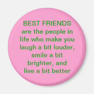 Best Friend Quote Magnet