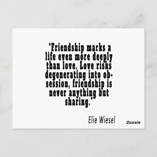Best Friend Quotes Freundschaft motivierend Phrase Postkarte (Rückseite)