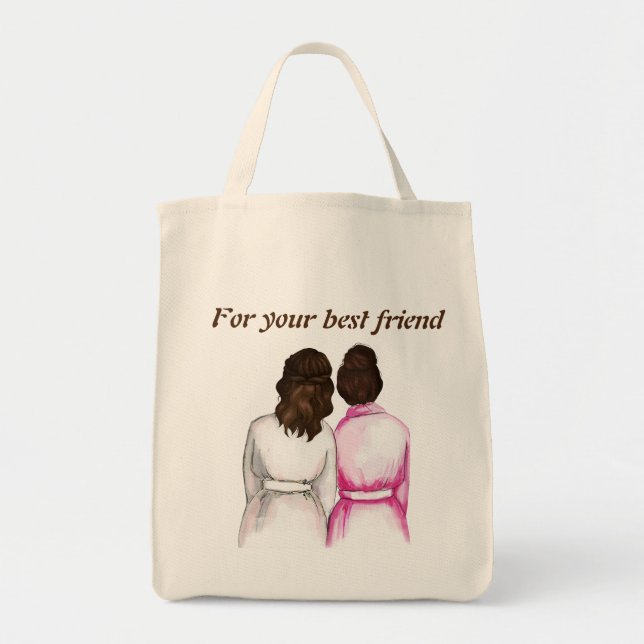 Best Friend Tote Bag Tragetasche (Vorne)