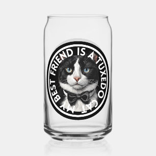 Best Friend Tuxedo Cat Dosenglas