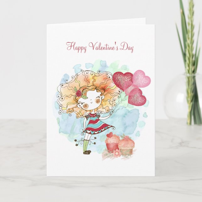 Best Friend Valentine Feiertagskarte (Vorderseite)