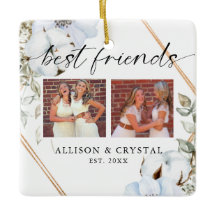 Best Friends 2 Foto Collage Boho Weihnachten