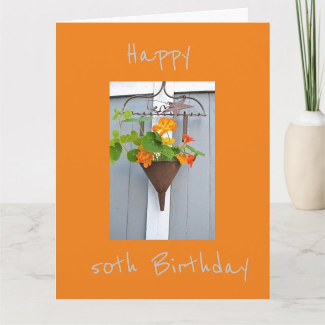 BEST FRIEND'S *50.* GEBURTSTAGSKARTE KARTE (Vorderseite)