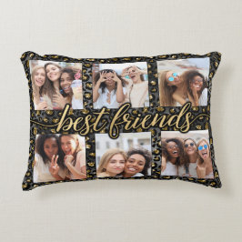 Best Friends 6 Photo Collage Coussin