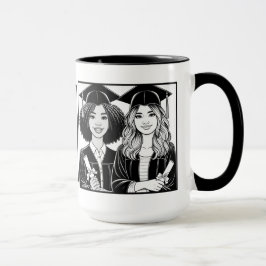 Best Friends Abschluss Zwei-Tone-Tasse Tasse