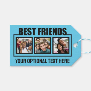 Best Friends benutzerdefinierte Fotos, Text & Farb Geschenkanhänger