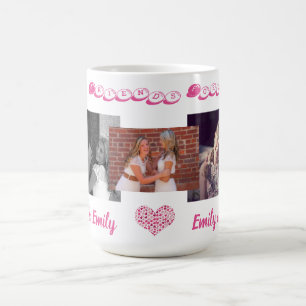 Best Friends Besties BESTE FREUNDIN Drei Fotos Nam Kaffeetasse