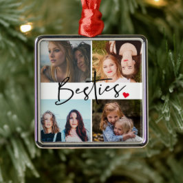 Best Friends Besties Foto Ornament Aus Metall
