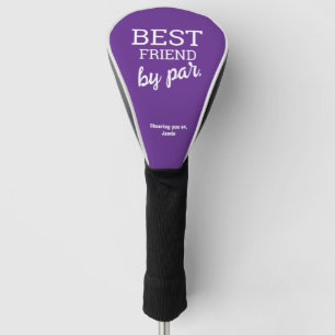 Best Friends by par Typografy Individuelle Name li Golf Headcover